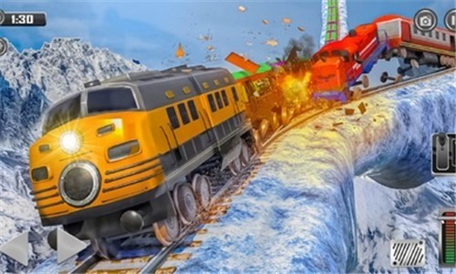 越野雪地火车模拟器下载_雪地火车模拟安卓版 运行截图1