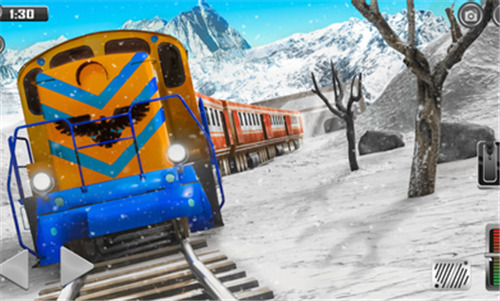 越野雪地火车模拟器下载_雪地火车模拟安卓版 运行截图3