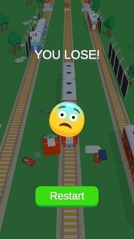 火车撞撞跑小游戏免费版下载_火车撞撞跑游戏中文版 运行截图1