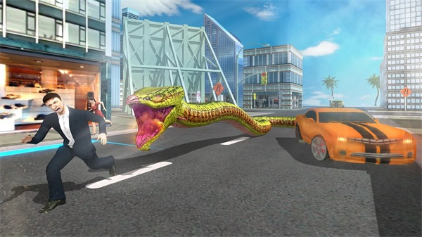 蟒蛇袭击城市免费中文版下载_蟒蛇袭击城市游戏手机版下载v1.1.5 安卓版 运行截图1
