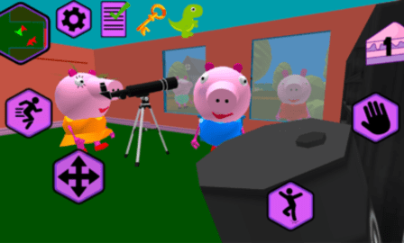 小猪邻居家庭逃生奥比屋3D