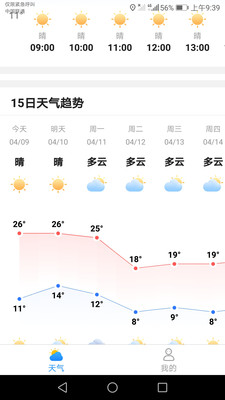 专注天气app下载_专注天气最新版下载v1.1.0 安卓版 运行截图3