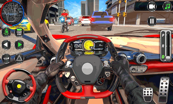 模拟开车驾驶训练游戏安卓版下载_模拟开车驾驶训练手机免费版下载v1.1 安卓版 运行截图1