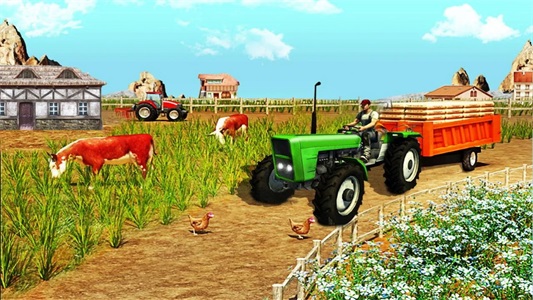 模拟农场拖拉机驾驶游戏安卓版下载_模拟农场拖拉机驾驶手机免费版下载v2.7 安卓版 运行截图2