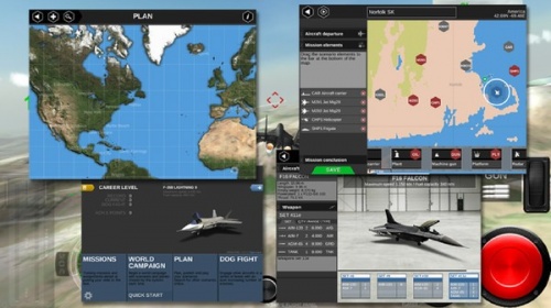 模拟空战中文版破解版下载-模拟空战(AirFightersPro)游戏最新破解版下载 运行截图3