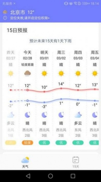 中华好天气app下载_中华好天气最新版下载v1.0.0 安卓版 运行截图1
