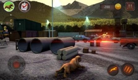 腊肠狗模拟手游下载_腊肠犬模拟器游戏手机版（DachshundDogSimulator） 运行截图2