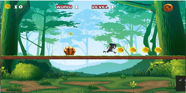 忍者丛林跑者最新版游戏下载_忍者丛林跑者2022下载v1.2 安卓版 运行截图1
