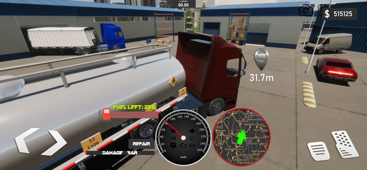 欧洲卡车模拟2中文版下载_欧洲卡车模拟中文版(欧洲卡车手机汉化版 运行截图1