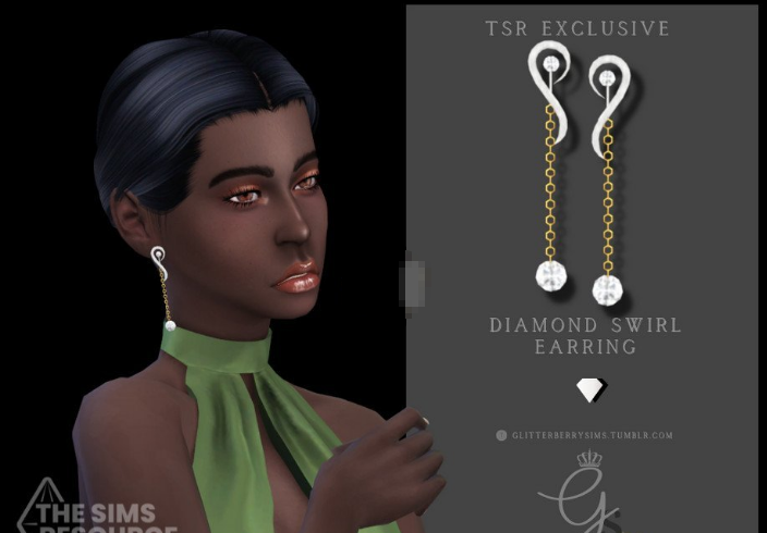 模拟人生4钻石黄金吊式耳环MOD下载-模拟人生4钻石黄金吊式耳环MOD电脑版下载v1.0