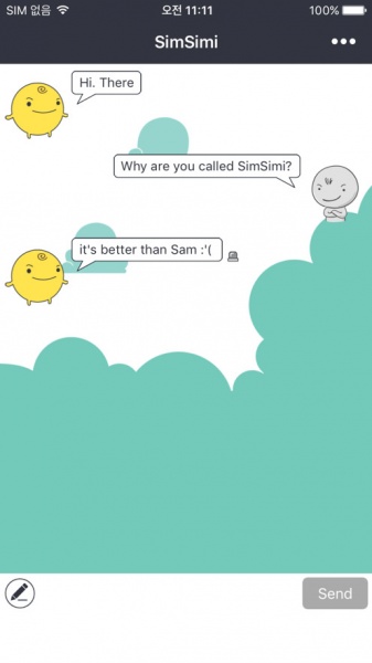 SimSimi中文版安卓下载-SimSimi(小黄鸡聊天机器人)app免费下载-SimSimi最新版下载 运行截图3