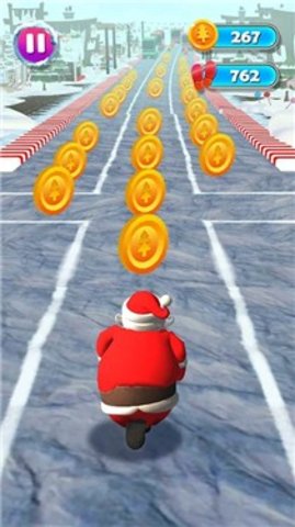 圣诞老人赛跑手机版下载_圣诞老人赛跑游戏下载v1.1 安卓版 运行截图3