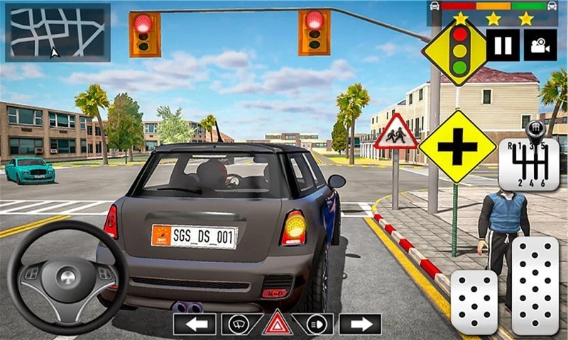 驾驶考试训练模拟器手机版免费下载_驾驶考试训练模拟器最新版下载v1.3 安卓版 运行截图1