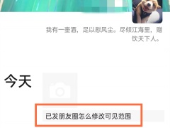 已发朋友圈怎么修改可见范围_微信朋友圈发了后可以改可见范围吗[多图]