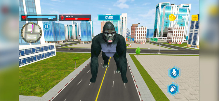 大猩猩城市历险下载_大猩猩城市历险安卓版下载 运行截图2