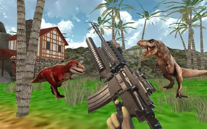 恐龙猎人射手3D中文免费版下载_恐龙猎人射手3D游戏下载v1.0 安卓版 运行截图2
