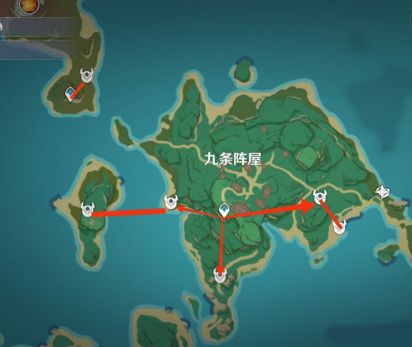 原神刷刀镡路线分享图4