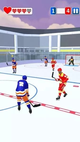 冰球比赛3D手机版下载_冰球比赛游戏手机下载_冰球比赛3D游戏手机版 运行截图2