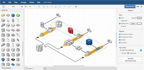 Drawio windows下载_Drawio windows最新免费最新版v18.0.1 运行截图1