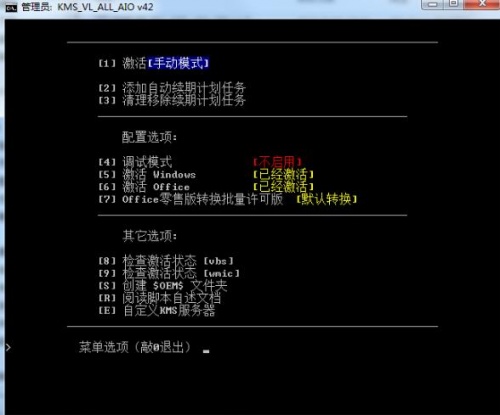 KMS VL ALL AIO激活工具中文版下载_KMS VL ALL AIO V47自动注册软件绿色最新版v0.47 运行截图3