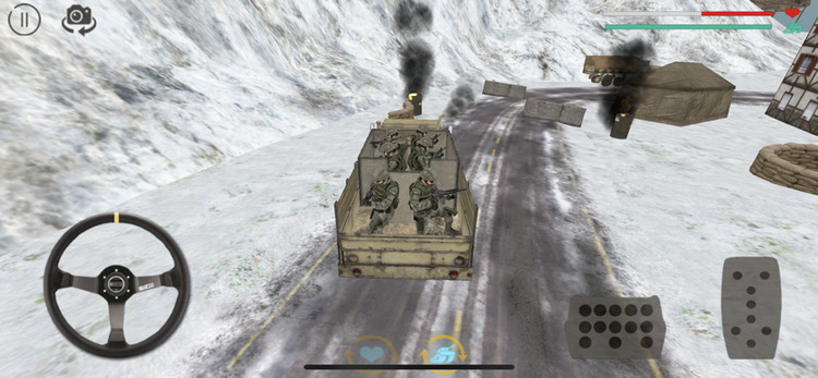 美国卡车游戏手机游戏_越野美国军用卡车驾驶模拟器3d游戏下载 运行截图1