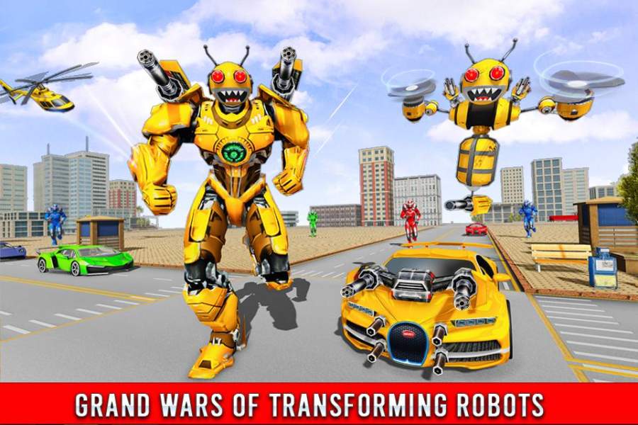 蜜蜂机器人汽车改造手游下载_蜜蜂机器人汽车改造最新版下载v1.3 安卓版 运行截图2