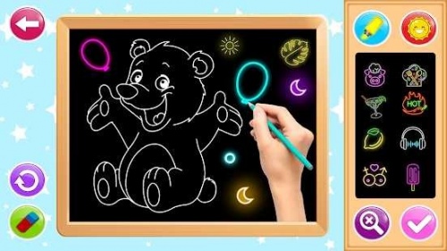 孩子们的发光绘画安卓游戏下载_孩子们的发光绘画2022版下载v1.0 安卓版 运行截图2