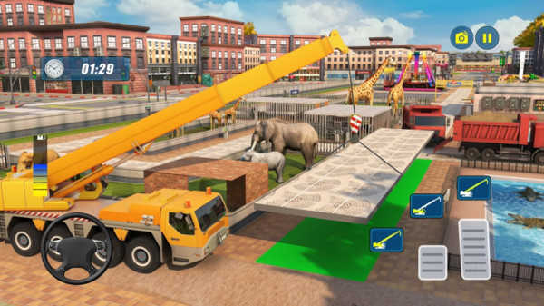 动物园建造模拟器修改版下载手机版_动物园建造模拟器游戏安卓版V1.4.0 运行截图1