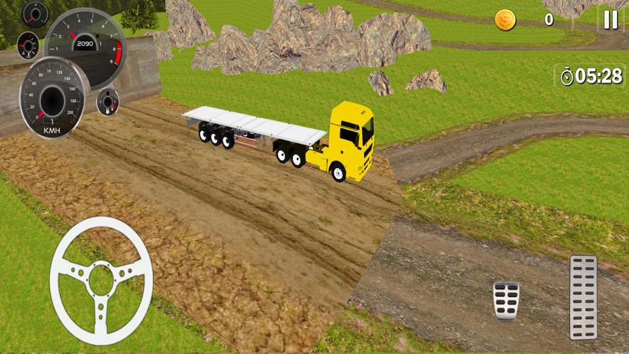 卡车模拟器越野司机游戏下载_卡车模拟器越野司机最新版下载v1.0 安卓版 运行截图1