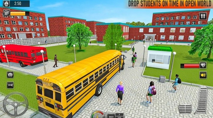 校车驾驶巴士游戏下载_校车驾驶巴士安卓版下载v6.7 安卓版 运行截图2