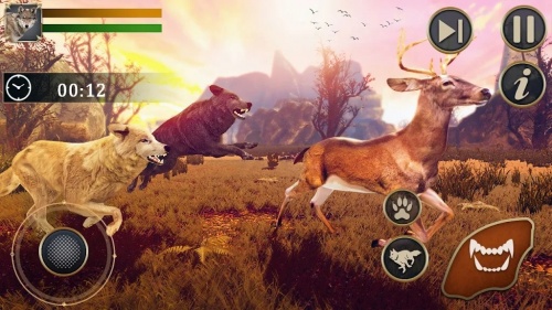 野狼动物模拟器游戏下载_野狼动物模拟器手机版下载v1.0.3 安卓版 运行截图1