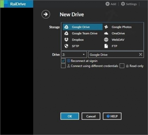 RaiDrive下载_RaiDrive(网盘映射工具)最新免费最新版v2022.6.33 运行截图2