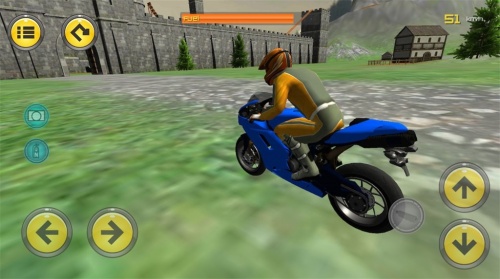 摩托车中世纪驾驶3D游戏下载_摩托车中世纪驾驶3D最新版下载v1.3 安卓版 运行截图3