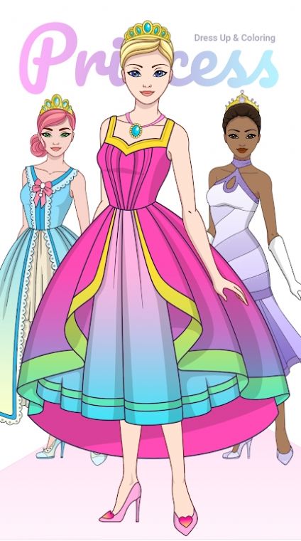 公主装扮和着色安卓游戏下载_公主装扮和着色手机版下载v1.0 安卓版 运行截图3