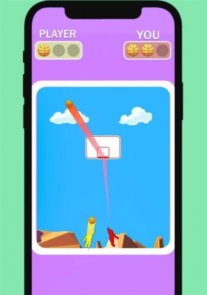 弹个篮球手机版下载_弹个篮球最新版游戏下载v1.0 安卓版 运行截图2