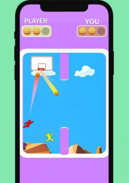 弹个篮球手机版下载_弹个篮球最新版游戏下载v1.0 安卓版 运行截图1