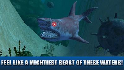 凶残鲨鱼模拟3D游戏手机版免费下载_凶残鲨鱼模拟3D下载最新版V1.0 运行截图3