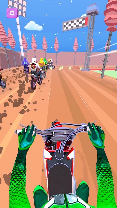 越野摩托车3D游戏下载免费版_越野摩托车3D手机版下载v1.2 安卓版 运行截图1