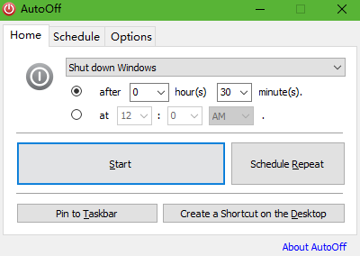 AutoOff定时关机工具下载_AutoOff定时关机工具最新免费最新版v4.21 运行截图1
