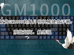新贵GM1000鹤舞月明机械键盘评测_怎么样[多图]