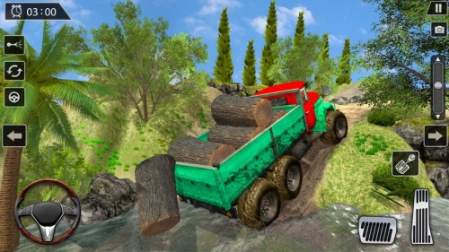 越野泥卡车司机模拟游戏下载_越野泥卡车司机模拟2022下载v1.0 安卓版 运行截图1