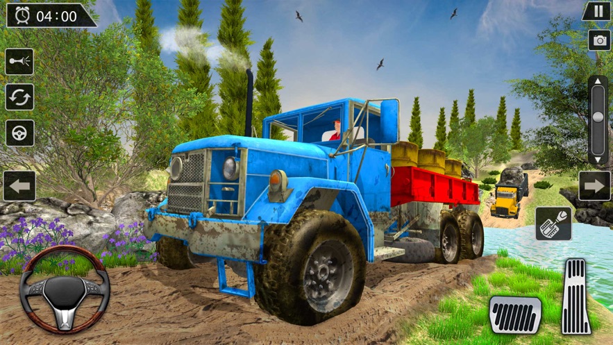 越野泥卡车司机模拟游戏下载_越野泥卡车司机模拟2022下载v1.0 安卓版 运行截图2