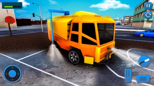 道路动力清洗车游戏下载_道路动力清洗车手机版下载v1.0 安卓版 运行截图1