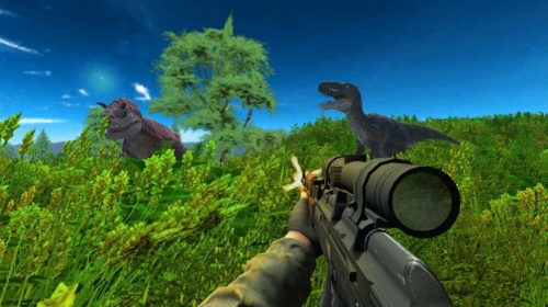 丛林恐龙猎人3D手机最新版下载_丛林恐龙猎人3D游戏下载v1.0 安卓版 运行截图1