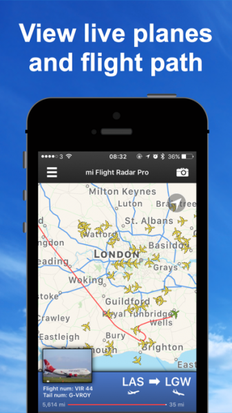 flightradar软件下载_flightradar24免费下载v5.2.8 安卓版 运行截图2