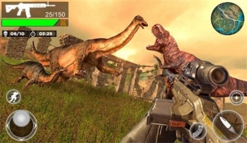 FPS侏罗纪恐龙猎人游戏下载最新版_FPS侏罗纪恐龙猎人中文版下载v6 安卓版 运行截图3
