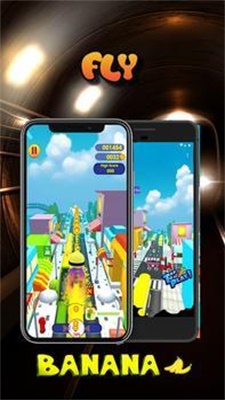 地铁香蕉赛跑者游戏下载2022_地铁香蕉赛跑者最新版下载v4.4 安卓版 运行截图2