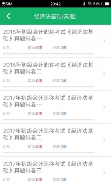 初级会计职称题库app下载_初级会计职称题库免费最新版下载v1.0.0 安卓版 运行截图2