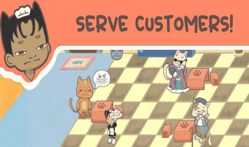 猫猫咖啡馆游戏免费版下载_猫猫咖啡馆汉化版下载v1.0.5 安卓版 运行截图1