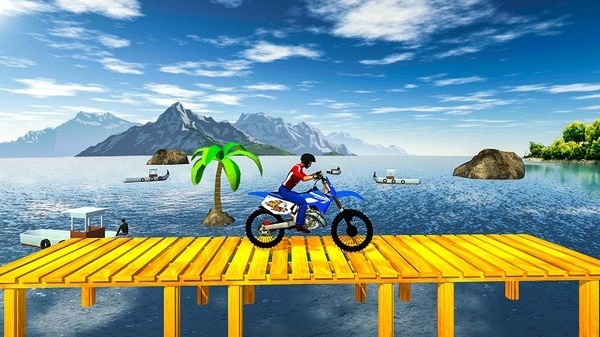 自行车特技大赛手机版下载_自行车特技大赛最新版游戏下载v1.0 安卓版 运行截图1